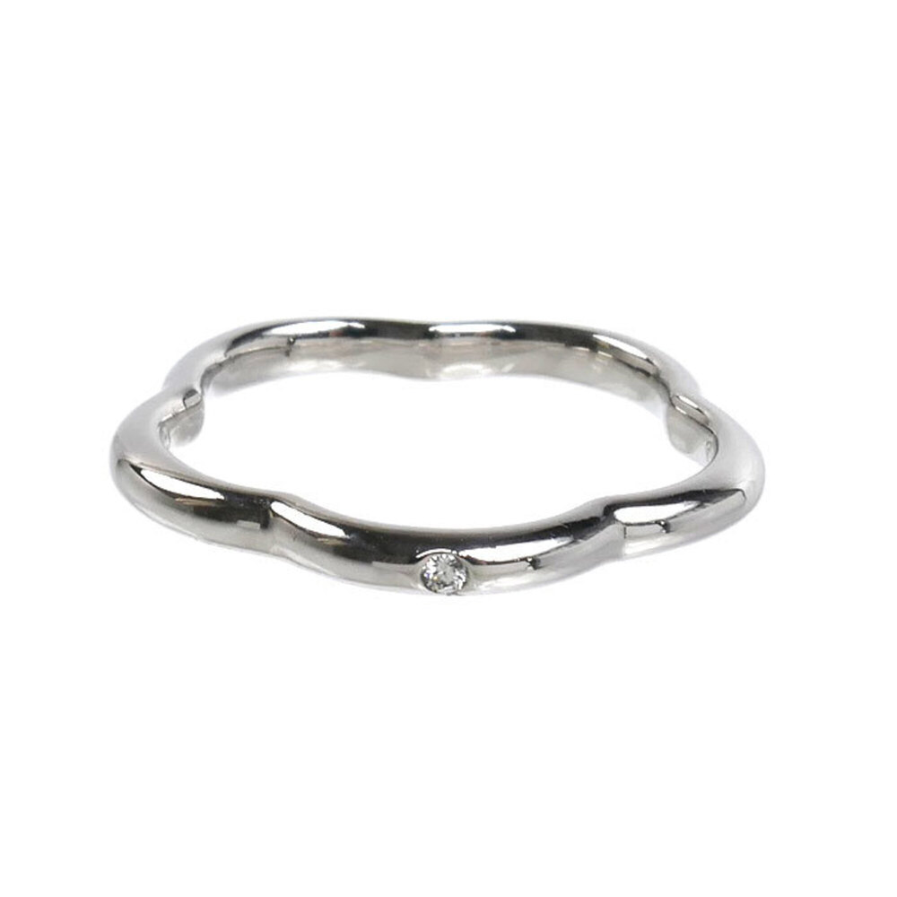 CHANEL 18k Silver Diamond Ring - Picture 3 of 7